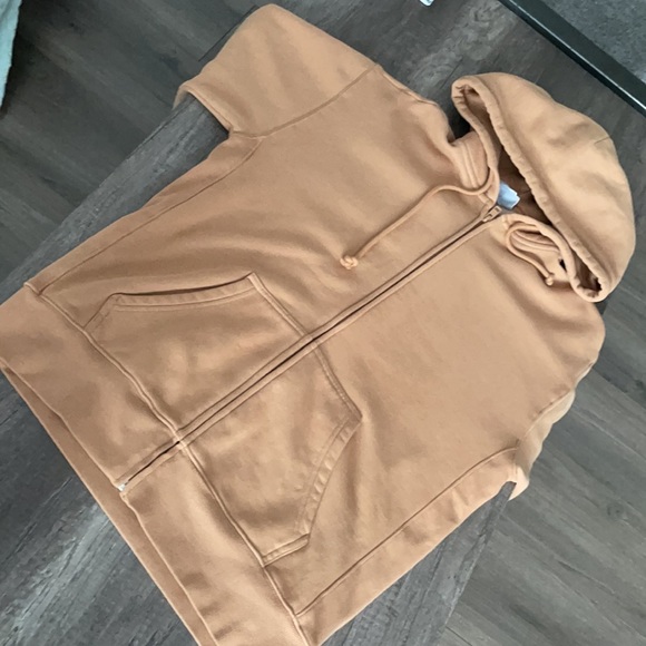 TNA cozy boyfriend oversized zip up hoodie - Picture 9 of 10